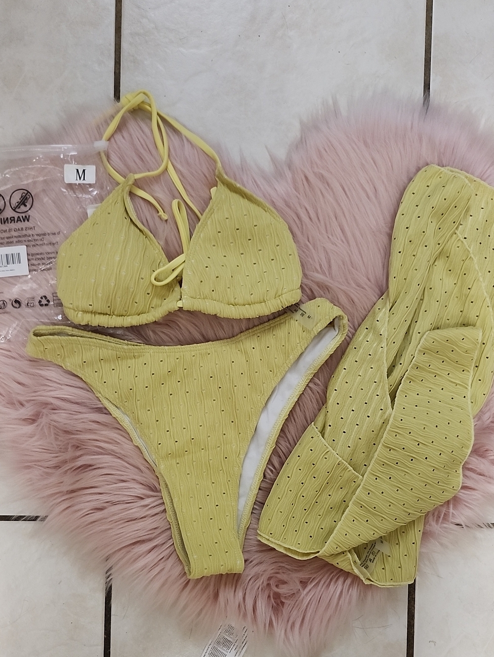 BRAND NEW UNBRANDED 3PC SEXY BIKINI SWIMSUIT  SET-M